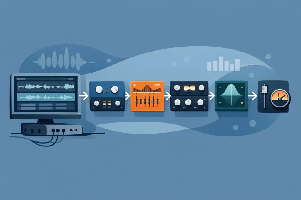 Mix Bus Processing Chain Example That Works